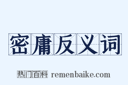 密庸反义词是什么意思的图片